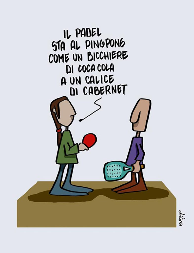 Vignetta di CHITO Flavio Maracchia dedicata a KINGPONG