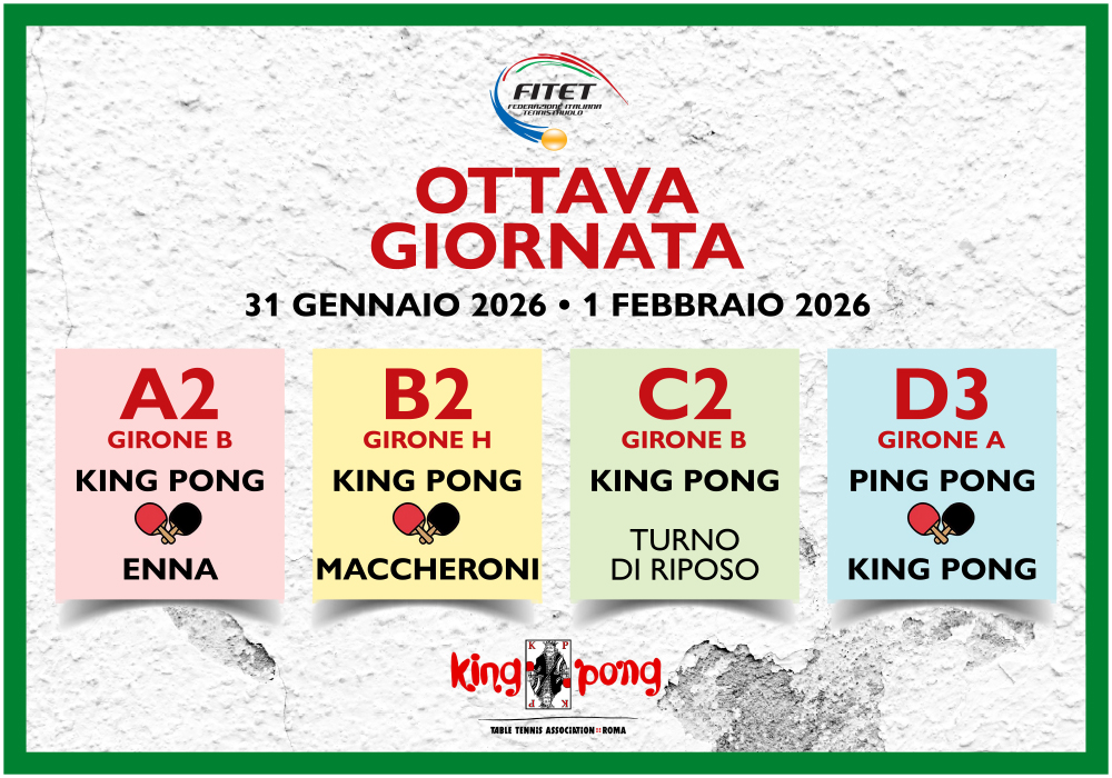 PROGRAMMA OTTAVA GIORNATA