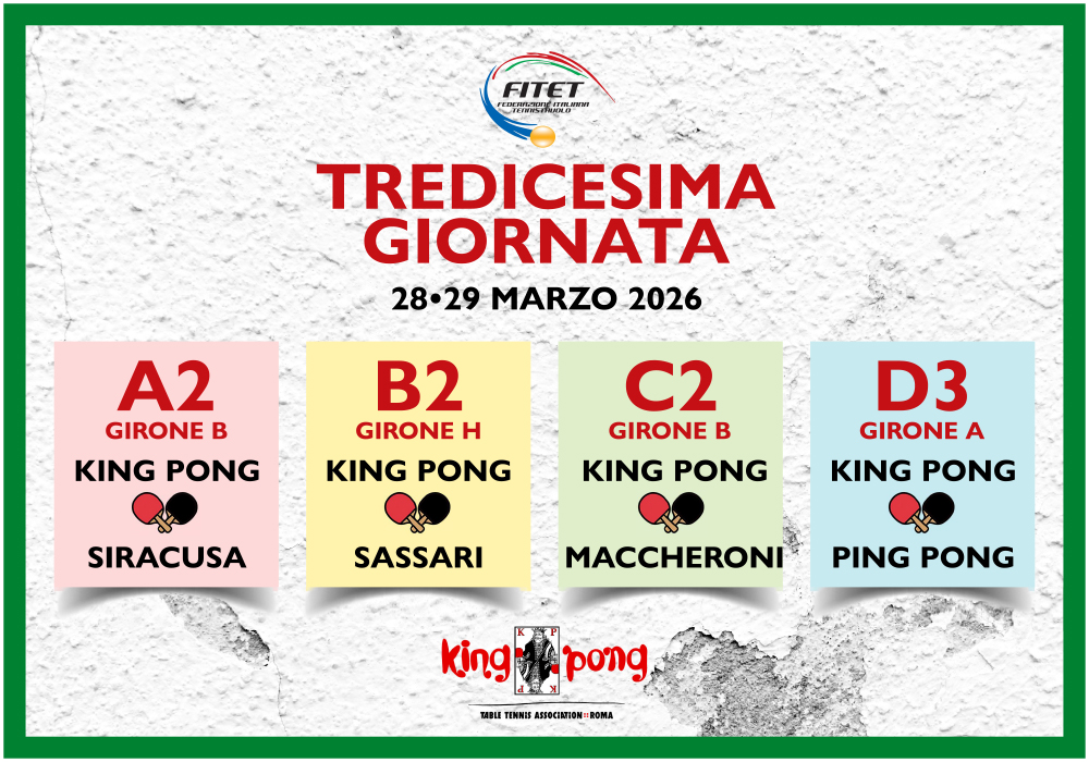 TREDICESIMA GIORNATA